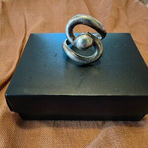 Sterling Silver 925 Swirl Design Ring